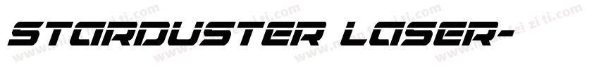 Starduster Laser字体转换